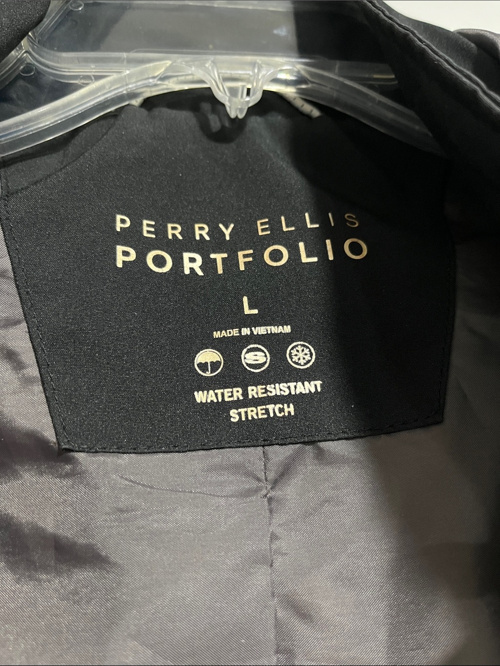 Perry Ellis Black Performance Softshell Jacket - Picture 2 of 9